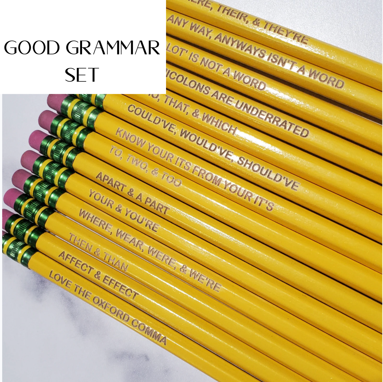 CUSTOM ENGRAVED PENCILS