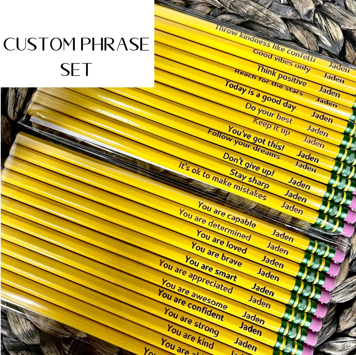 CUSTOM ENGRAVED PENCILS