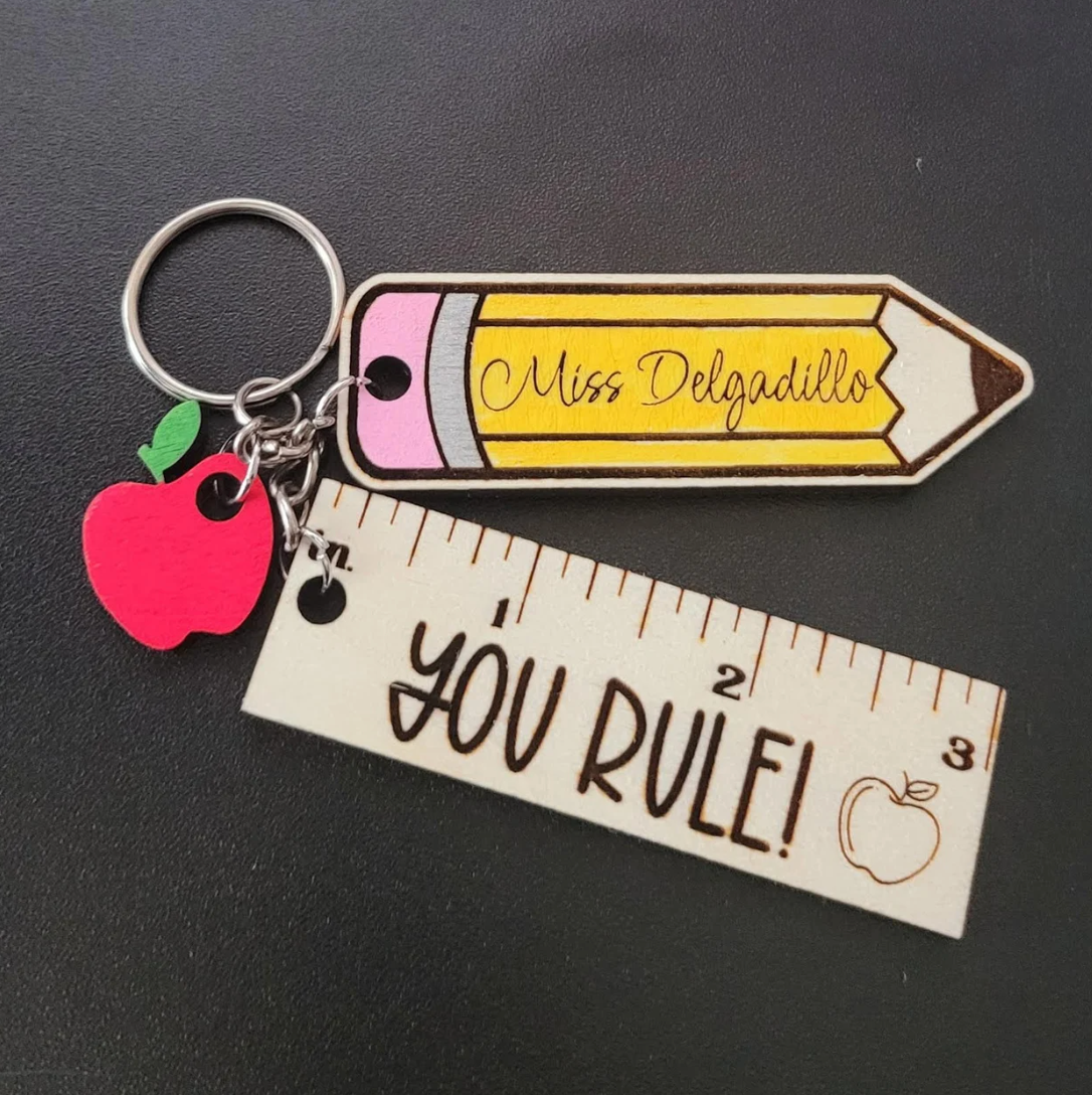"YOU RULE" KEYCHAIN