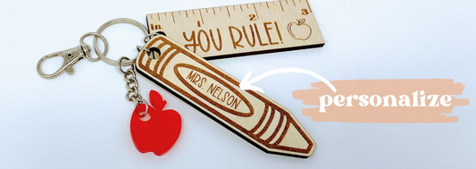 "YOU RULE" KEYCHAIN